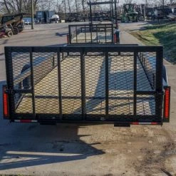 6.4x16 Utility Trailer Dovetail (2) 3500lb Axles with Gate -Cheap Trailers Store dsc02146 1 1