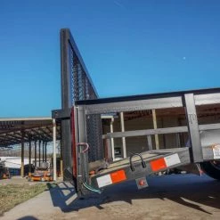 6.4x16 Utility Trailer Dovetail (2) 3500lb Axles with Gate -Cheap Trailers Store dsc02151 1 1