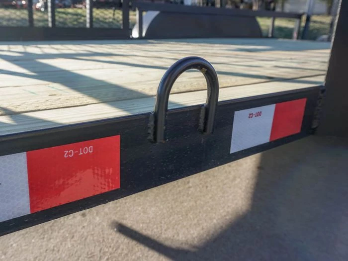 7' X 14' Tandem Axle Dovetail Utility Trailer with Side Gate 6 7' X 14' Tandem Axle Dovetail Utility Trailer with Side Gate - Image 4