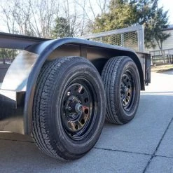 7' X 14' Tandem Axle Dovetail Utility Trailer with Side Gate 19 7' X 14' Tandem Axle Dovetail Utility Trailer with Side Gate -Cheap Trailers Store dsc02161 1 1