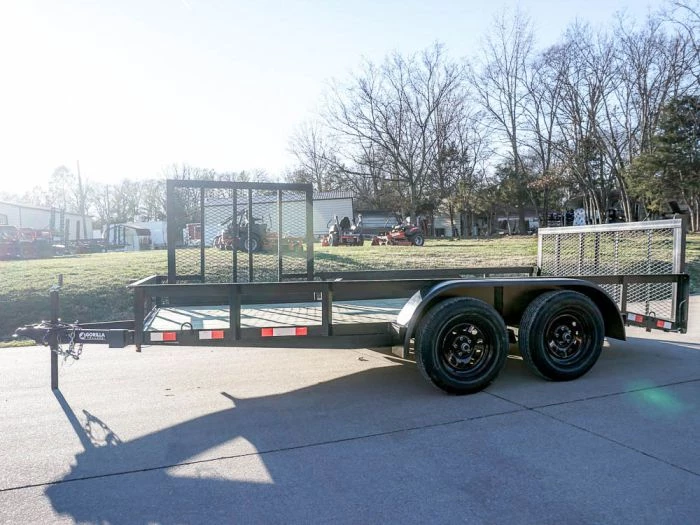 7' X 14' Tandem Axle Dovetail Utility Trailer with Side Gate 9 7' X 14' Tandem Axle Dovetail Utility Trailer with Side Gate - Image 7