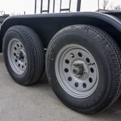 6.4x18 Tandem Dovetail Utility Trailer with Side Gate -Cheap Trailers Store dsc02244 1 1