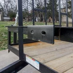 6.4x18 Tandem Dovetail Utility Trailer with Side Gate -Cheap Trailers Store dsc02247 1 1