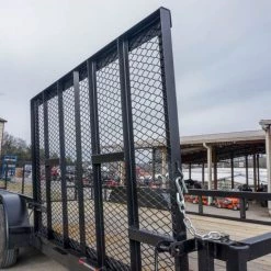 6.4x18 Tandem Dovetail Utility Trailer with Side Gate -Cheap Trailers Store dsc02248 1 1