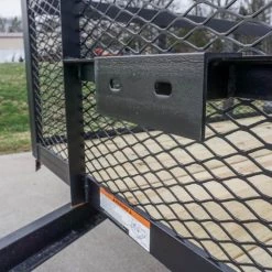 Utility Trailer 6.4x16 Tandem Dovetail With 2ft Mesh Sides -Cheap Trailers Store dsc02258 1 1 2