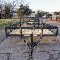 6.4x10 Black Dovetail Utility Trailer -Cheap Trailers Store dsc02270 2 1