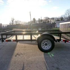6.4x10 Black Dovetail Utility Trailer -Cheap Trailers Store dsc02271 2 1