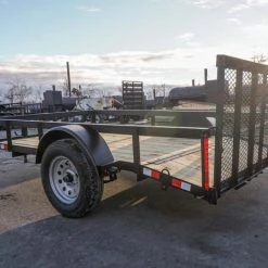 6.4x10 Black Dovetail Utility Trailer -Cheap Trailers Store dsc02272 2 1