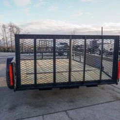 6.4x10 Black Dovetail Utility Trailer -Cheap Trailers Store dsc02273 1 1