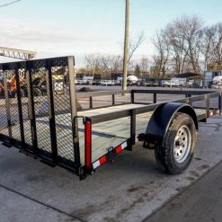 6.4x10 Black Dovetail Utility Trailer -Cheap Trailers Store dsc02274 2 1