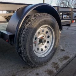 6.4x10 Black Dovetail Utility Trailer -Cheap Trailers Store dsc02276 1 1