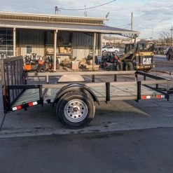 6.4x10 Black Dovetail Utility Trailer -Cheap Trailers Store dsc02278 2 1