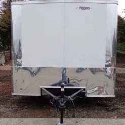 Enclosed Trailer 8.5'x28' White - Car Hauler Cargo Equipment Trailer -Cheap Trailers Store dsc02311 1