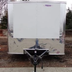 Enclosed Trailer 8.5'x28' White - Car Hauler Cargo Equipment Trailer -Cheap Trailers Store dsc02312 1