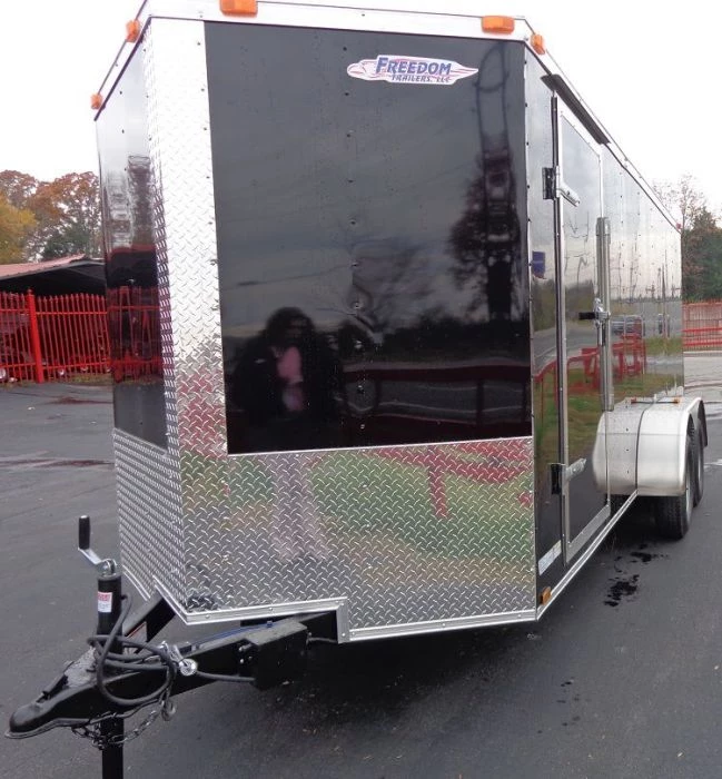 Enclosed Trailer 6'x16' Black - V-Nose Cargo Equipment Car ATV 14 Enclosed Trailer 6'x16' Black - V-Nose Cargo Equipment Car ATV - Image 12