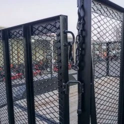 6.4x14 4ft Mesh Sides Tandem Dovetail Utility Trailer -Cheap Trailers Store dsc02349 3 1