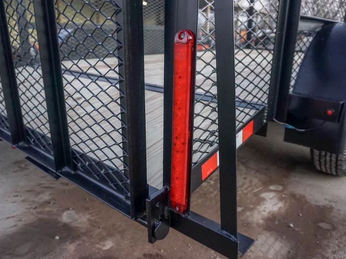 6.4x14 - 6ft Mesh Side Tandem Dovetail Utility Trailer 11 6.4x14 - 6ft Mesh Side Tandem Dovetail Utility Trailer - Image 9