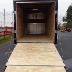 Enclosed Trailer 6'x16' Black - V-Nose Cargo Equipment Car ATV 22 Enclosed Trailer 6'x16' Black - V-Nose Cargo Equipment Car ATV -Cheap Trailers Store dsc02352 1
