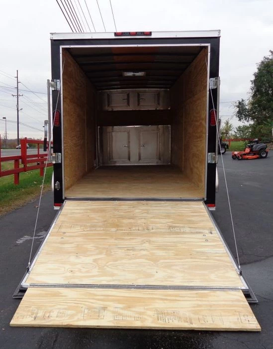 Enclosed Trailer 6'x16' Black - V-Nose Cargo Equipment Car ATV 7 Enclosed Trailer 6'x16' Black - V-Nose Cargo Equipment Car ATV - Image 5