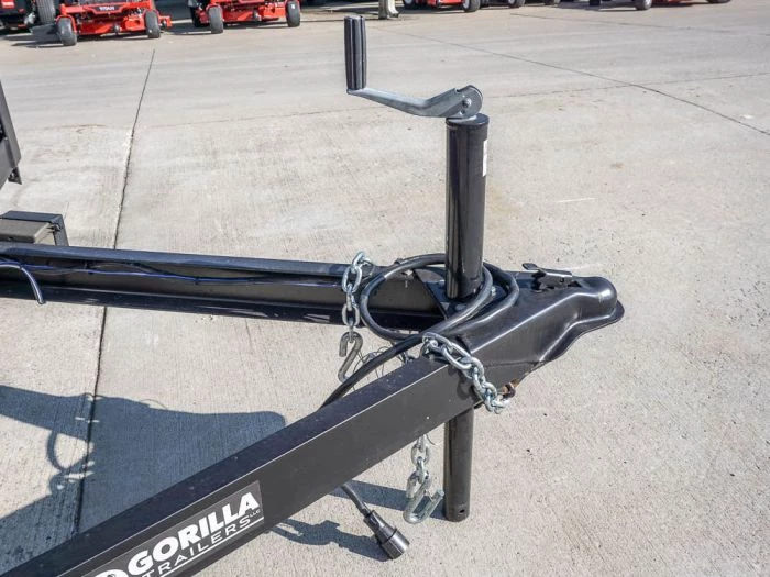 6.4x14 - 6ft Mesh Side Tandem Dovetail Utility Trailer 7 6.4x14 - 6ft Mesh Side Tandem Dovetail Utility Trailer - Image 5