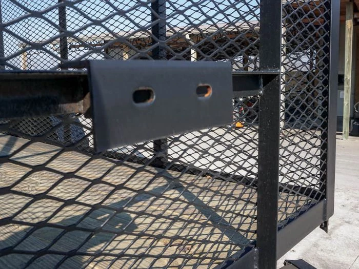 6.4x14 - 6ft Mesh Side Tandem Dovetail Utility Trailer 8 6.4x14 - 6ft Mesh Side Tandem Dovetail Utility Trailer - Image 6