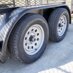 6.4x14 - 6ft Mesh Side Tandem Dovetail Utility Trailer 17 6.4x14 - 6ft Mesh Side Tandem Dovetail Utility Trailer -Cheap Trailers Store dsc02422 1 1