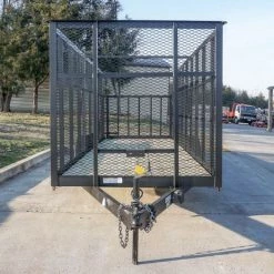6.4x18 Tandem Straight Tail Utility Trailer with 6ft Sides -Cheap Trailers Store dsc02444 1 1