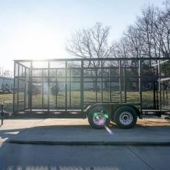 6.4x18 Tandem Straight Tail Utility Trailer with 6ft Sides -Cheap Trailers Store dsc02447 1 1