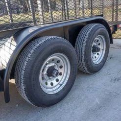 6.4x18 Tandem Straight Tail Utility Trailer with 6ft Sides -Cheap Trailers Store dsc02448 1 1