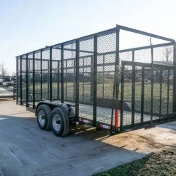 6.4x18 Tandem Straight Tail Utility Trailer with 6ft Sides -Cheap Trailers Store dsc02449 1 1