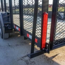 6.4x18 Tandem Straight Tail Utility Trailer with 6ft Sides -Cheap Trailers Store dsc02450 1 1