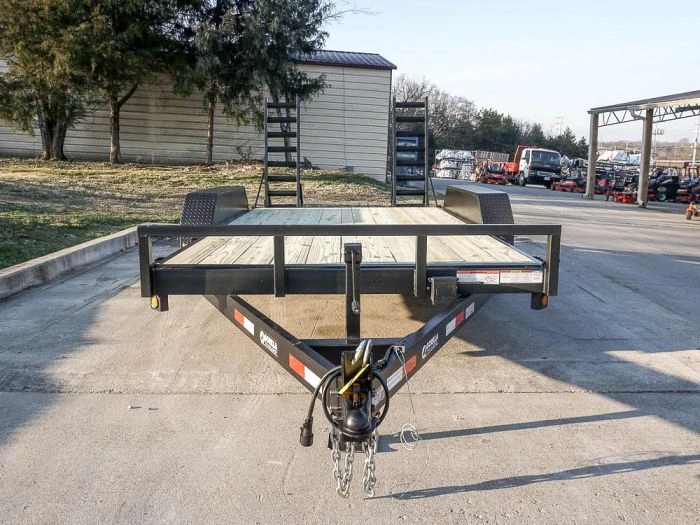 7x14 Equipment Trailer Dovetail 5' Ramps 4 7x14 Equipment Trailer Dovetail 5' Ramps - Image 2