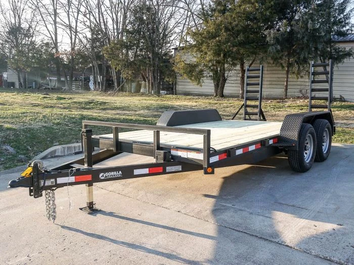 7x14 Equipment Trailer Dovetail 5' Ramps 5 7x14 Equipment Trailer Dovetail 5' Ramps - Image 3