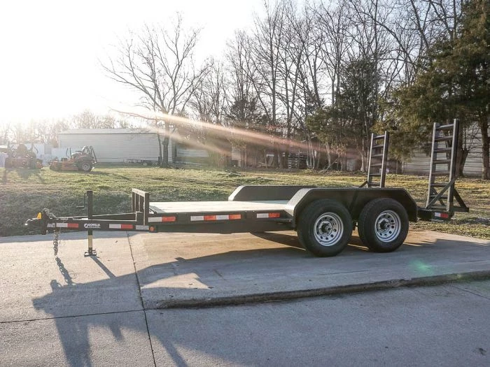 7x14 Equipment Trailer Dovetail 5' Ramps 6 7x14 Equipment Trailer Dovetail 5' Ramps - Image 4