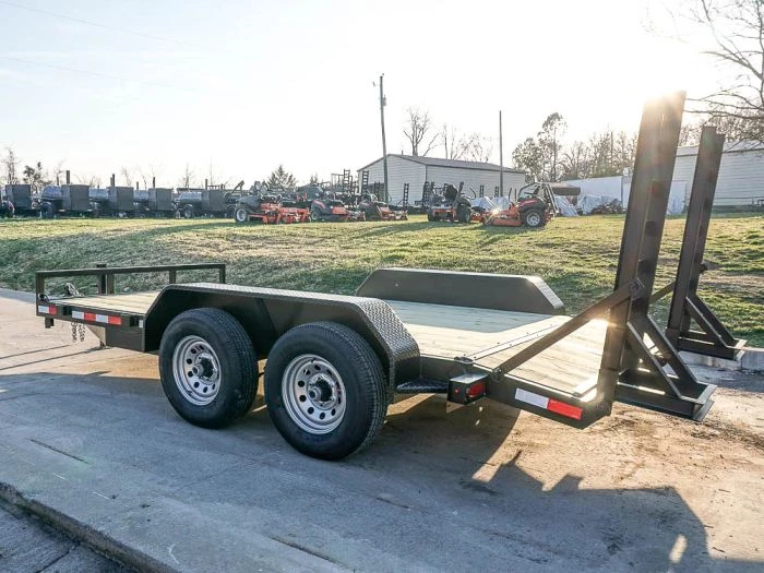 7x14 Equipment Trailer Dovetail 5' Ramps 7 7x14 Equipment Trailer Dovetail 5' Ramps - Image 5