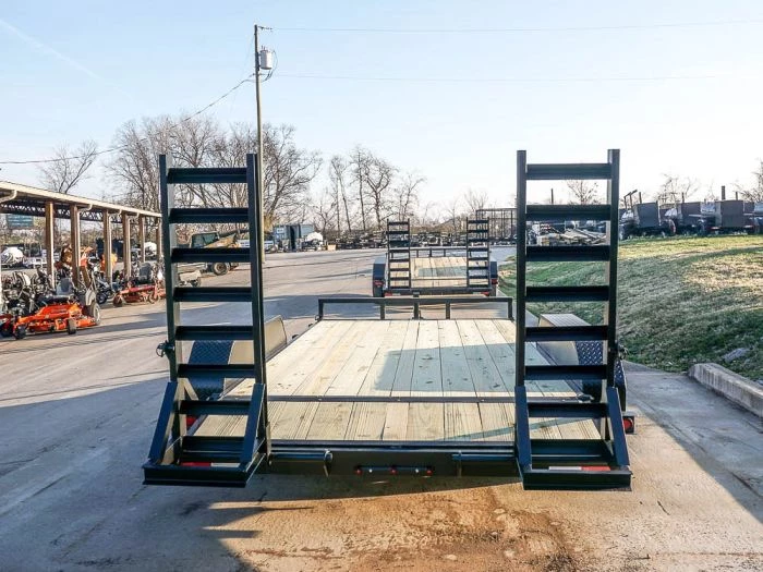 7x14 Equipment Trailer Dovetail 5' Ramps 8 7x14 Equipment Trailer Dovetail 5' Ramps - Image 6