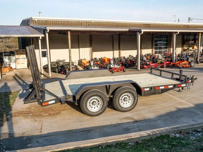 7x14 Equipment Trailer Dovetail 5' Ramps 9 7x14 Equipment Trailer Dovetail 5' Ramps - Image 7