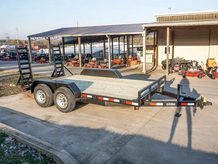 7x14 Equipment Trailer Dovetail 5' Ramps 10 7x14 Equipment Trailer Dovetail 5' Ramps - Image 8