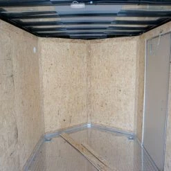 6'x12' White Enclosed V-Nose Trailer with Diamond Plate Floor -Cheap Trailers Store dsc02565 3 1
