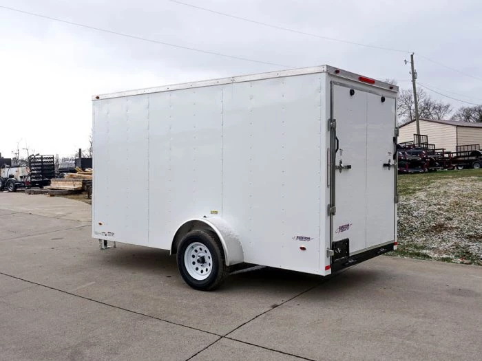 Enclosed Trailer 6'x12' White - V-Nose 3,500 lb. Axle 6 Enclosed Trailer 6'x12' White - V-Nose 3,500 lb. Axle - Image 4