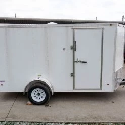 Enclosed Trailer 6'x12' White - V-Nose 3,500 lb. Axle 28 Enclosed Trailer 6'x12' White - V-Nose 3,500 lb. Axle -Cheap Trailers Store dsc02579 2 2