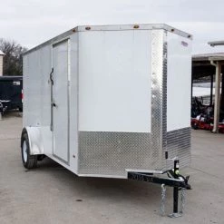 Enclosed Trailer 6'x12' White - V-Nose 3,500 lb. Axle 29 Enclosed Trailer 6'x12' White - V-Nose 3,500 lb. Axle -Cheap Trailers Store dsc02580 2 2
