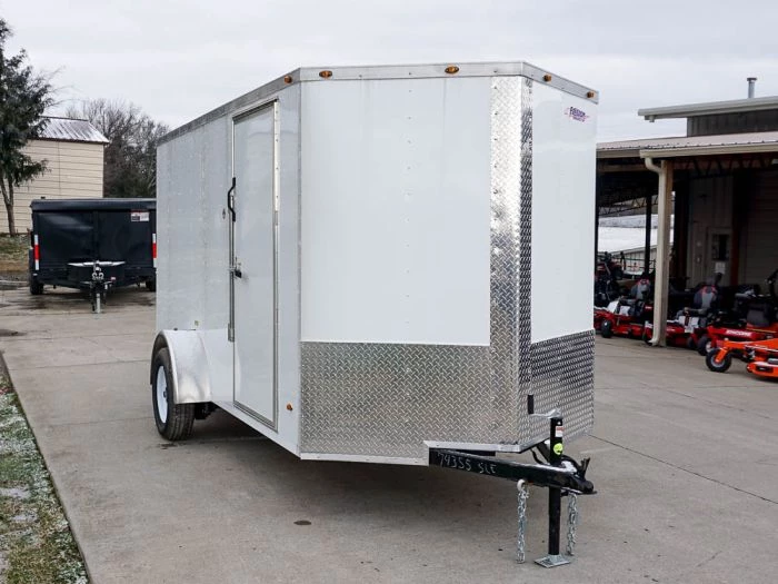 Enclosed Trailer 6'x12' White - V-Nose 3,500 lb. Axle 9 Enclosed Trailer 6'x12' White - V-Nose 3,500 lb. Axle - Image 7