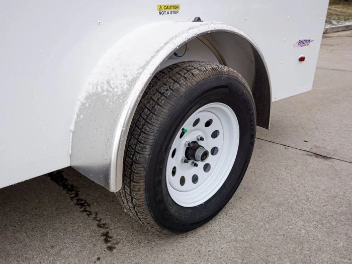 Enclosed Trailer 6'x12' White - V-Nose 3,500 lb. Axle 11 Enclosed Trailer 6'x12' White - V-Nose 3,500 lb. Axle - Image 9