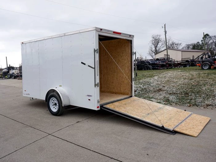 Enclosed Trailer 6'x12' White - V-Nose 3,500 lb. Axle 14 Enclosed Trailer 6'x12' White - V-Nose 3,500 lb. Axle - Image 12