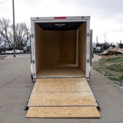 Enclosed Trailer 6'x12' White - V-Nose 3,500 lb. Axle 35 Enclosed Trailer 6'x12' White - V-Nose 3,500 lb. Axle -Cheap Trailers Store dsc02587 3 2