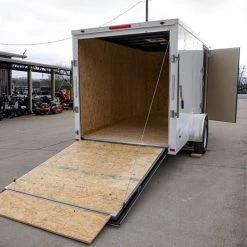 Enclosed Trailer 6'x12' White - V-Nose 3,500 lb. Axle 36 Enclosed Trailer 6'x12' White - V-Nose 3,500 lb. Axle -Cheap Trailers Store dsc02588 3 2