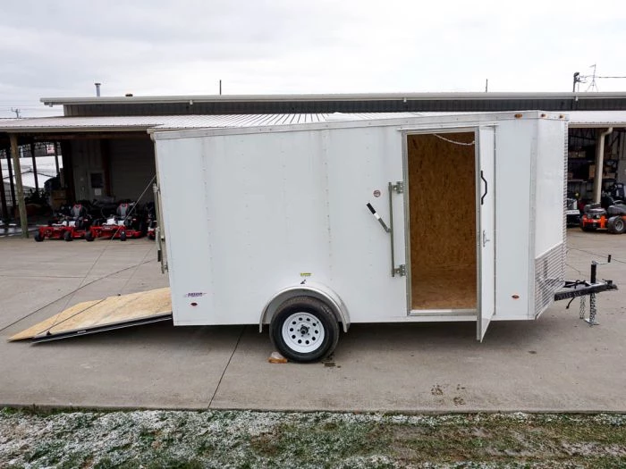 Enclosed Trailer 6'x12' White - V-Nose 3,500 lb. Axle 18 Enclosed Trailer 6'x12' White - V-Nose 3,500 lb. Axle - Image 16