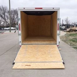 Enclosed Trailer 7'x12' Single Axle 3500lbs V-Nose W/ Ramp -Cheap Trailers Store dsc02612 3 1
