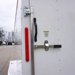 Enclosed Trailer 7'x16' White - V-Nose Lawn Mower Cargo Trailer -Cheap Trailers Store dsc02632 2